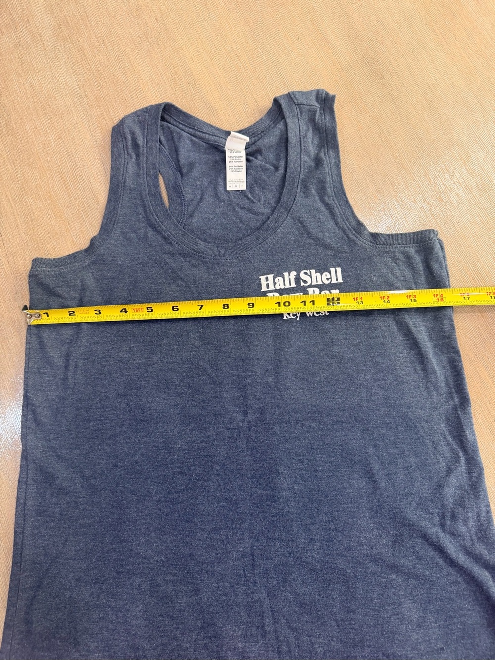 District Charcoal Graphic Tank with Red and Yellow Pin-Up Print - Picture 4 of 4